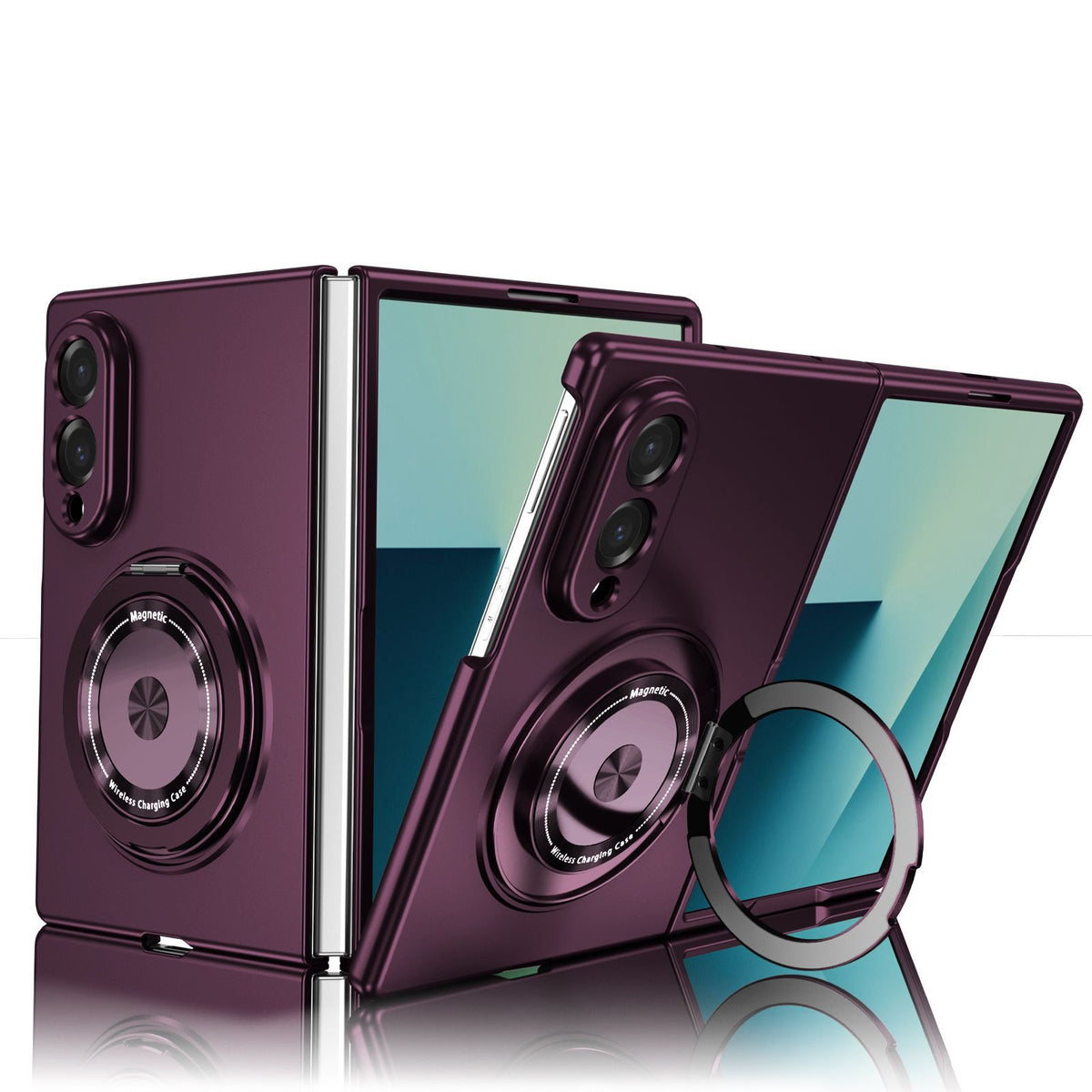 Magnetic Ring Kickstand Case