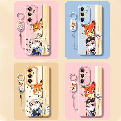 Zootopia Liquid Silicone Lanyard Case