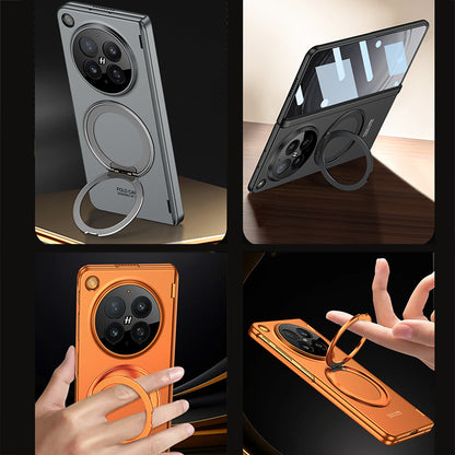 Rotating Magnet Ring Frosted Case with MagSafe