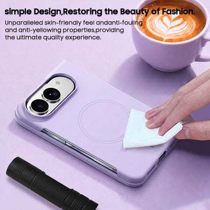 Solid Color Liquid Silicone Case with MagSafe