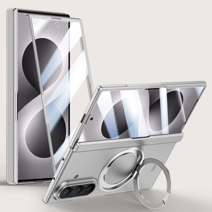Rotating Magnet Ring Frosted Case with MagSafe