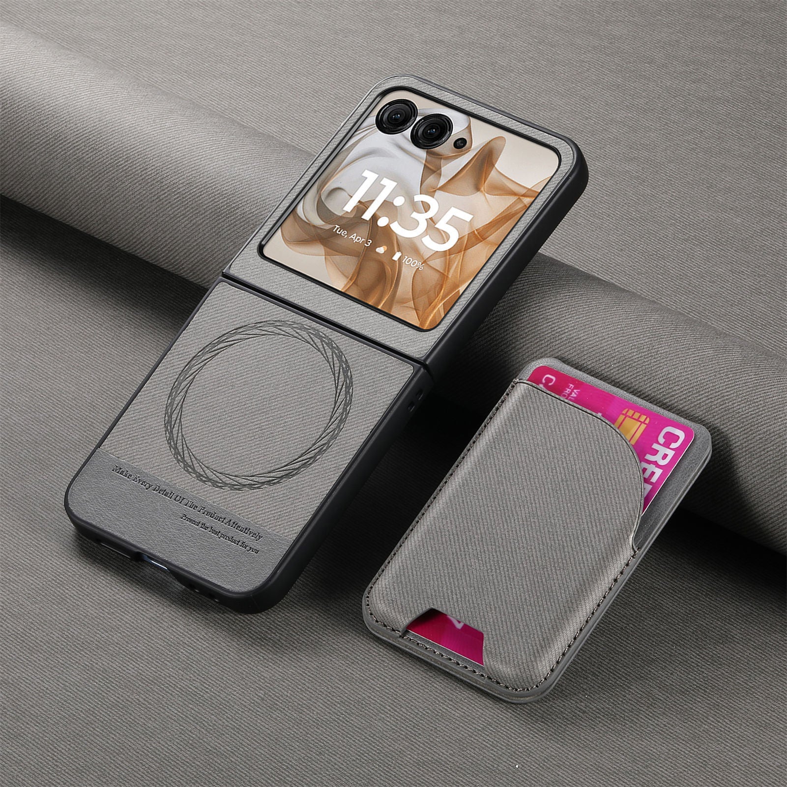 Carbon Fiber Card Holder Case with MagSafe