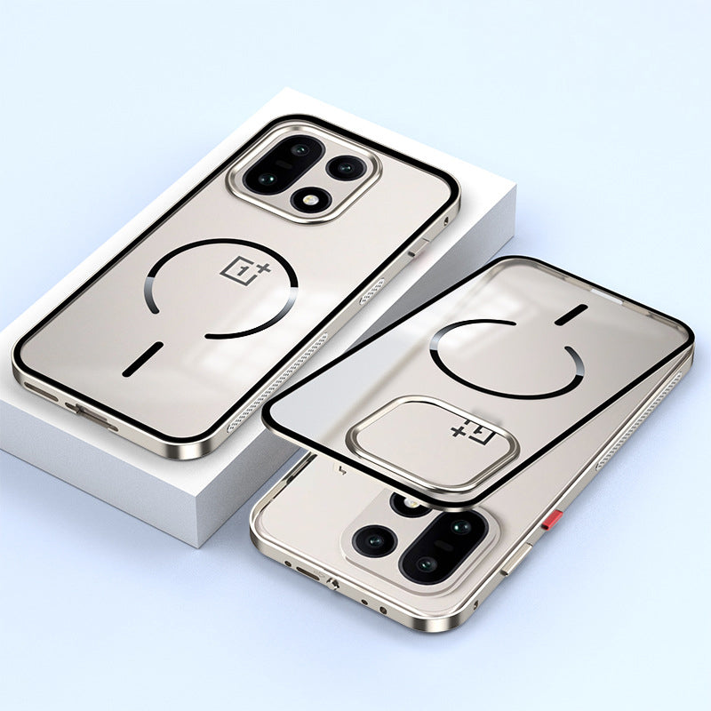 Metal Spring Buckle Case with MagSafe