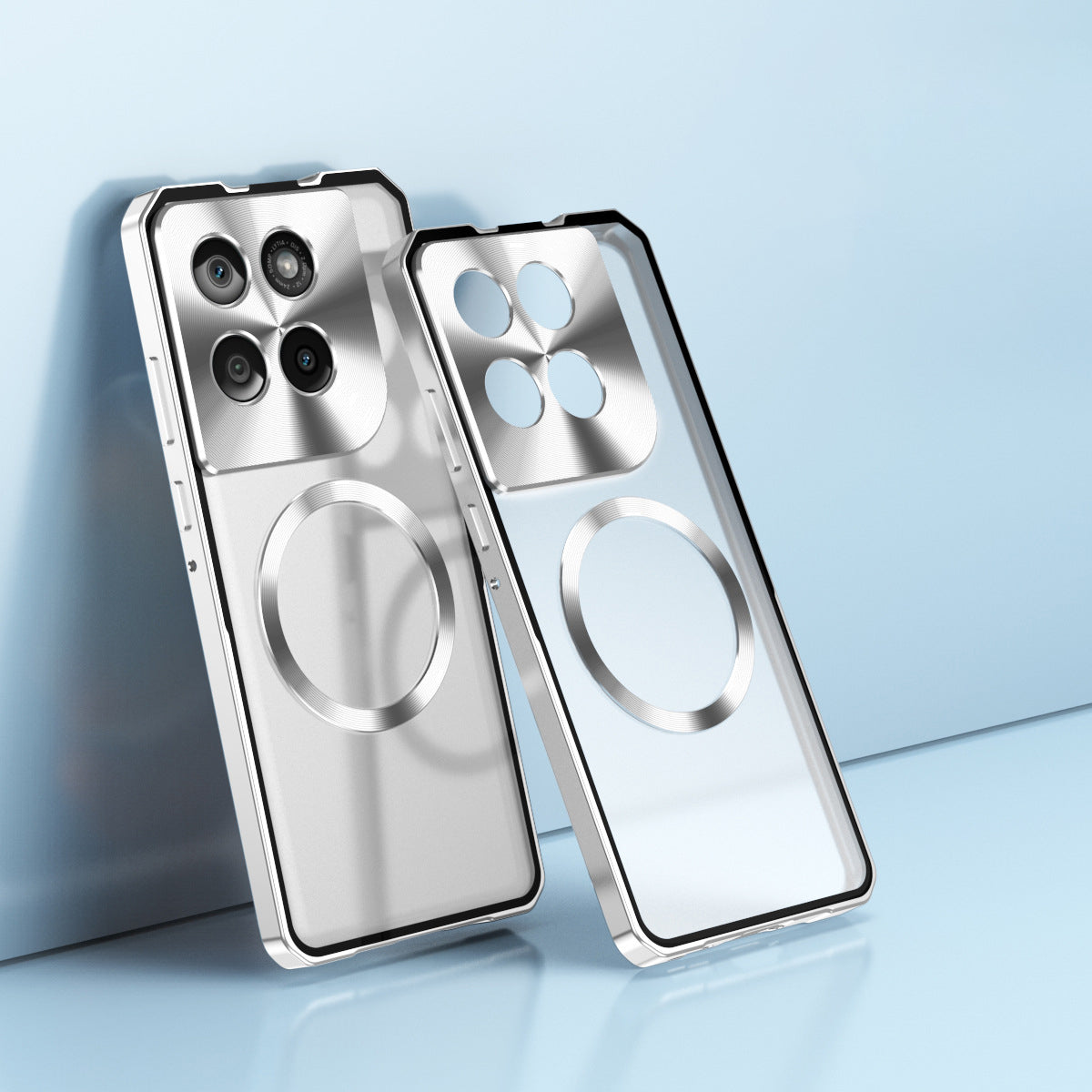 Single-Sided Buckle Metal Frame Case with MagSafe