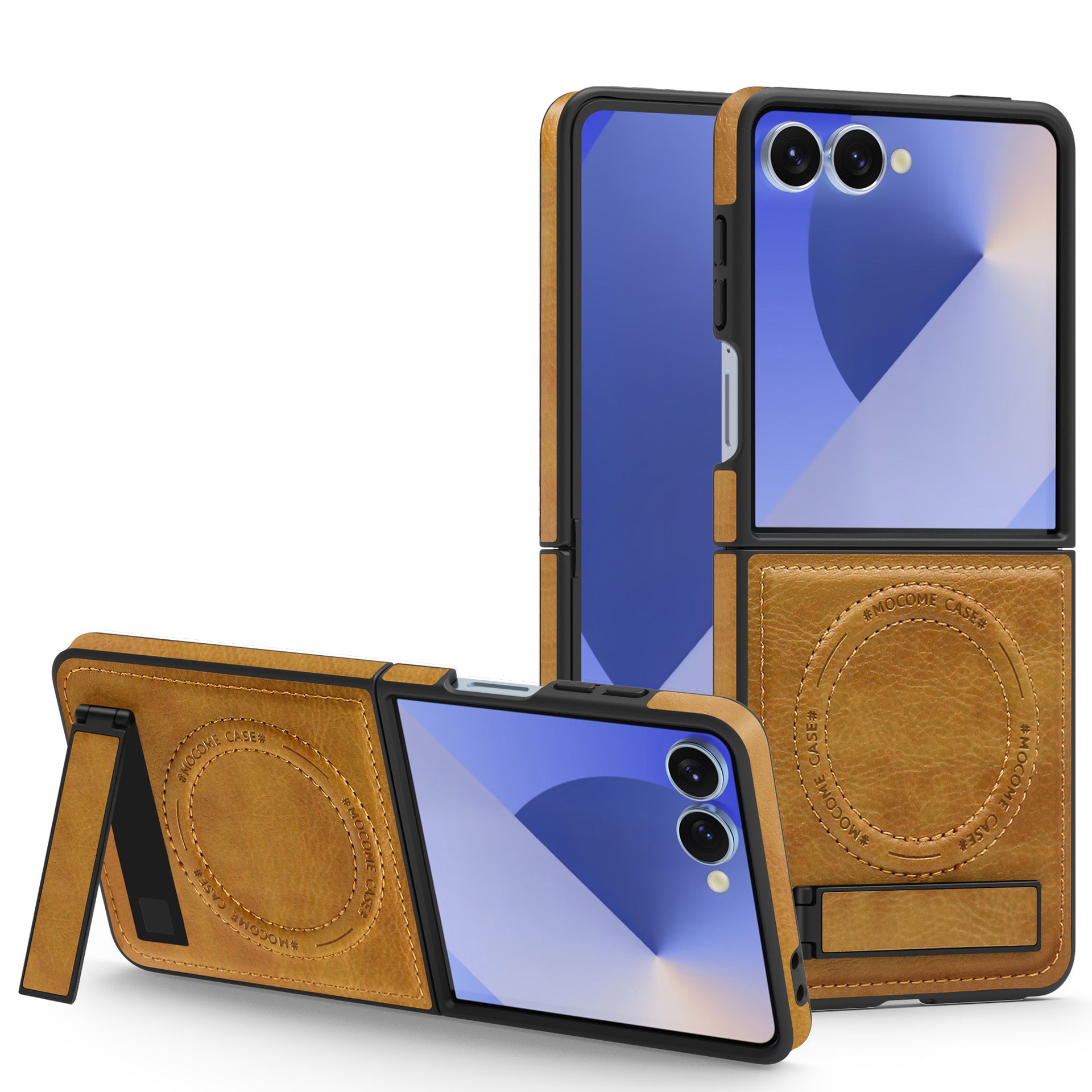 Business kickstand Leather Case with MagSafe