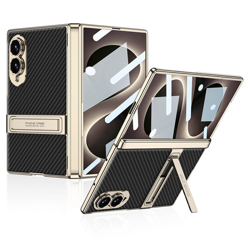 Folding Stand Business Leather Case