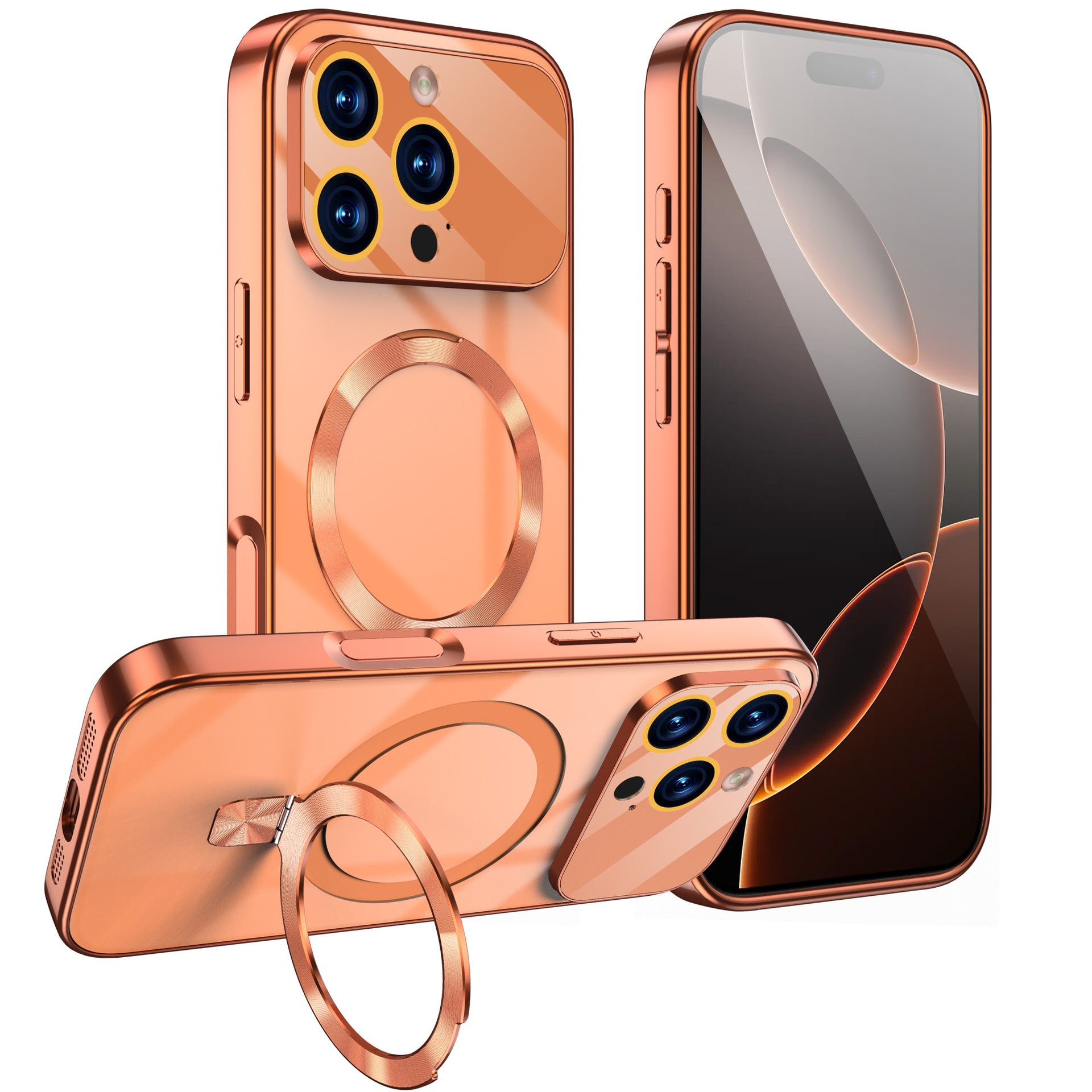 Electroplated Clear Case with MagSafe