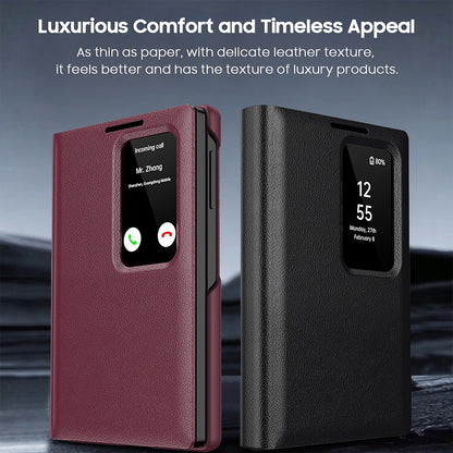 Folding Flip Leather Case