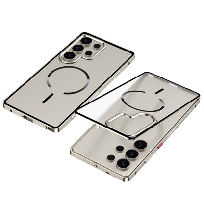 Single-Sided Buckle Metal Frame Case with MagSafe