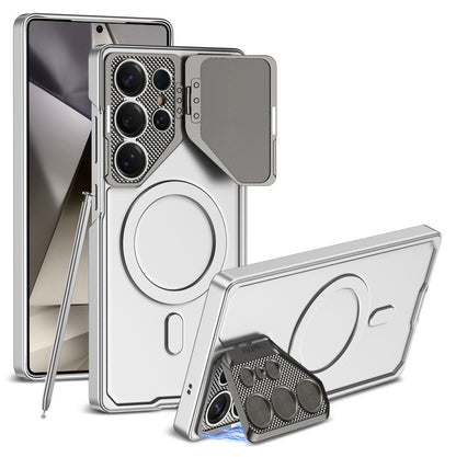 Lens Flip Cover Protective Metal Case with MagSafe