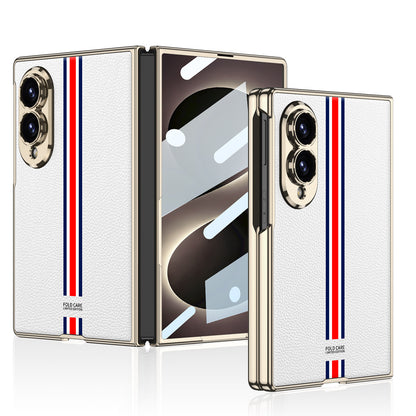 Folding Screen Electroplated Leather Case