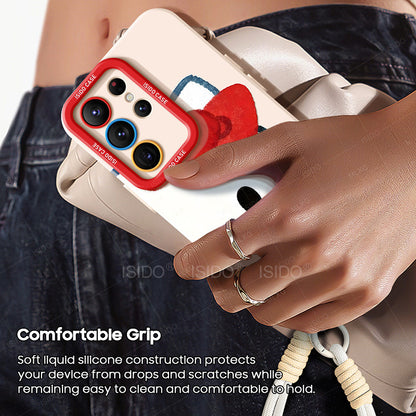 Hello Kitty Liquid Silicone Lanyard Case