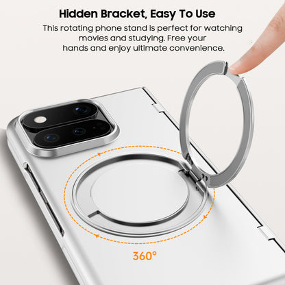 Rotating Magnet Ring Frosted Case with MagSafe