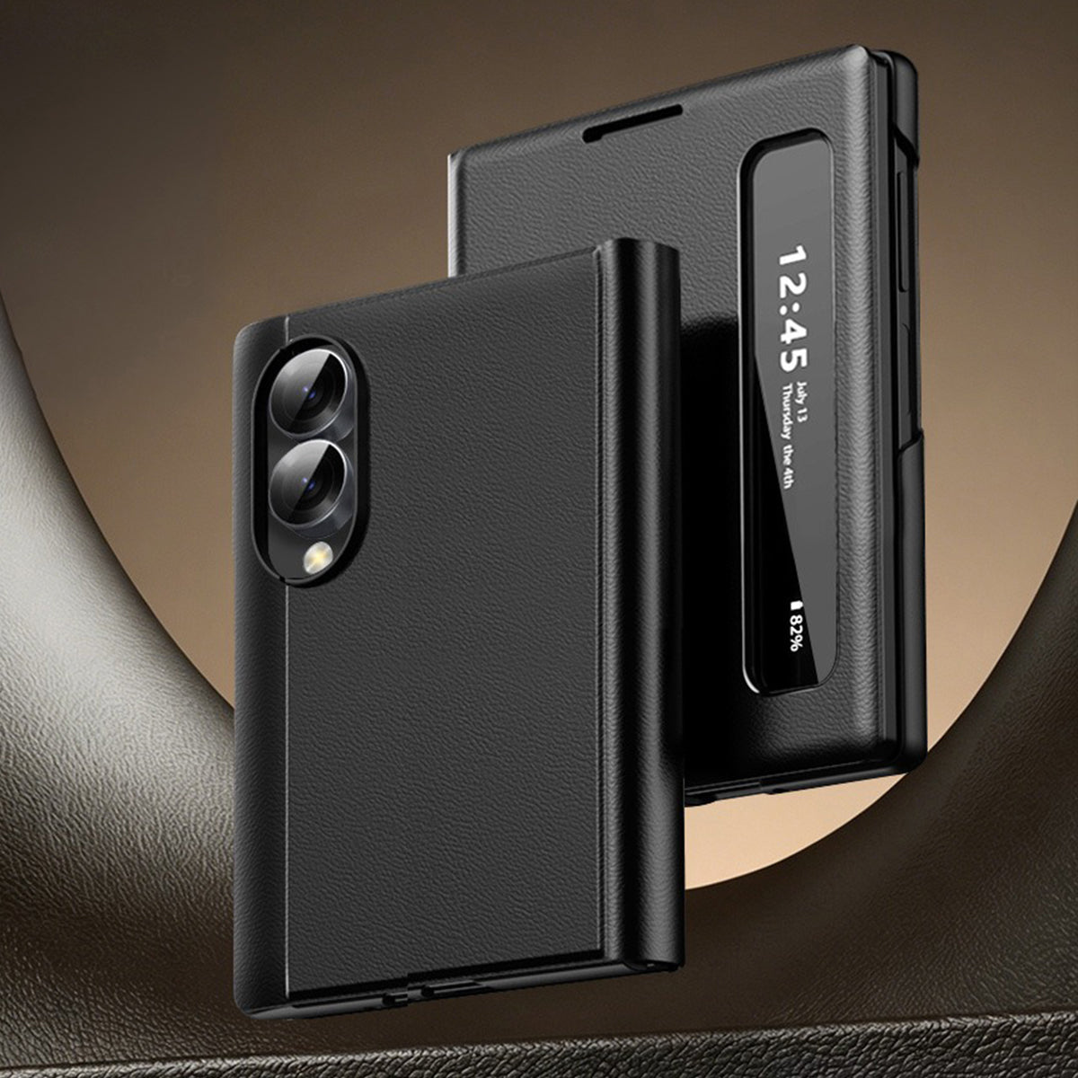 Folding Flip Leather Case