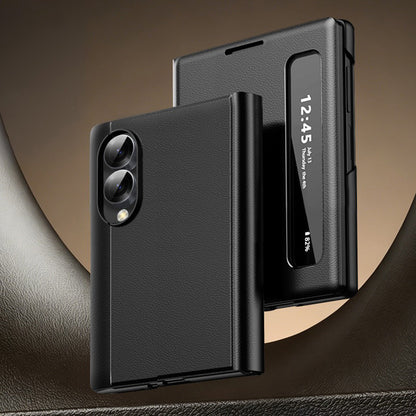 Folding Flip Leather Case