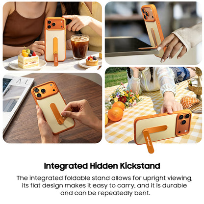Folding Kickstand Liquid Silicone Case with MagSafe