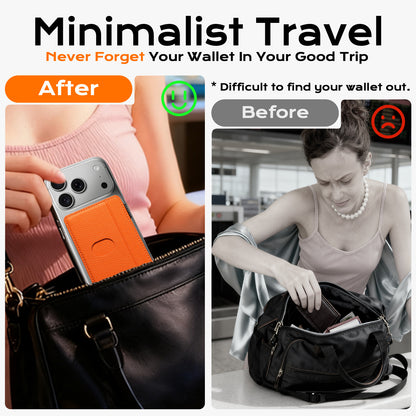 Lychee-Patterned Leather Magnetic Wallet