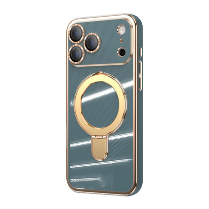 Electroplated Magnetic Ring Case with MagSafe