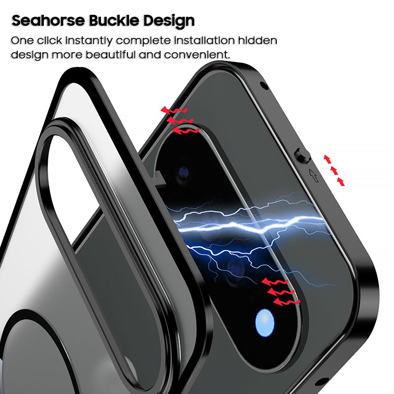 Single-Sided Buckle Metal Frame Case