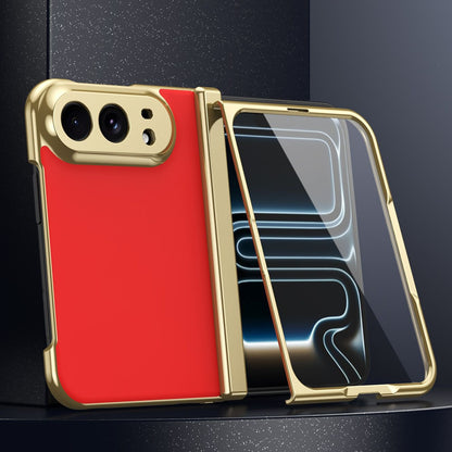 Electroplated-Edge Leather Case