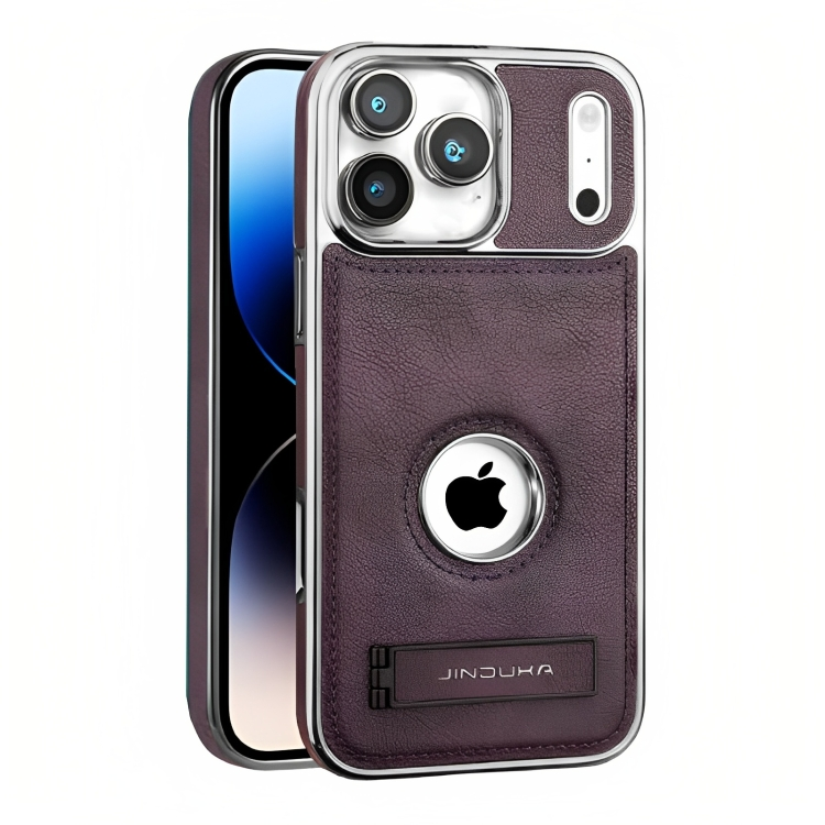 Invisible Bracket Leather Case