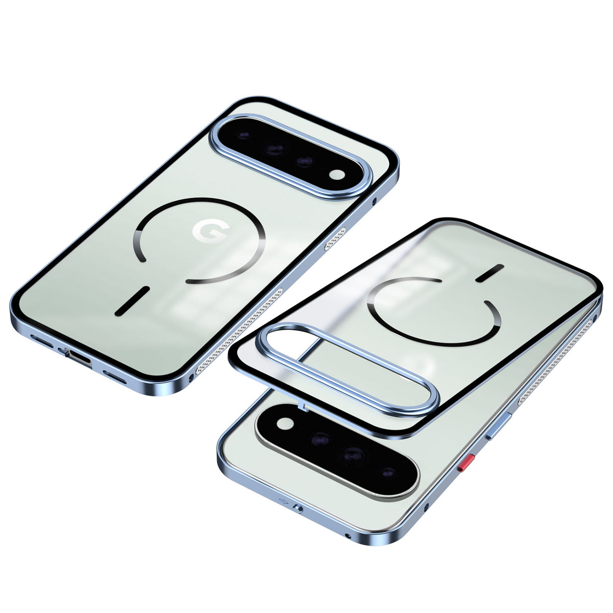 Single-Sided Buckle Metal Frame Case