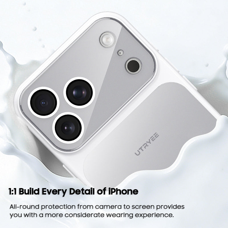 Folding Stand Transparent Case with MagSafe