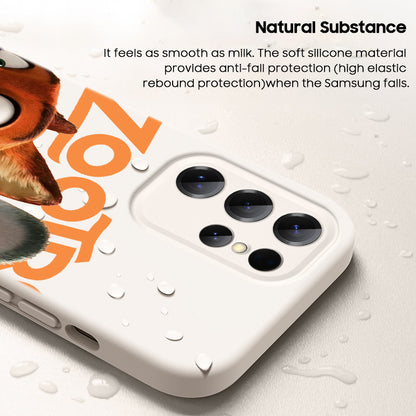 Zootopia Liquid Silicone Lanyard Case