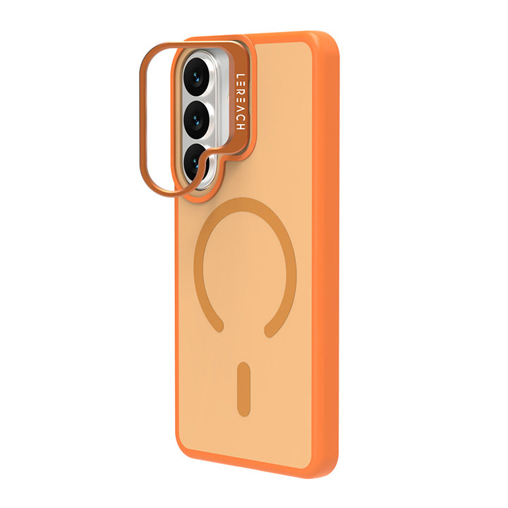 Camera Kickstand Semi-transparent Frosted Case
