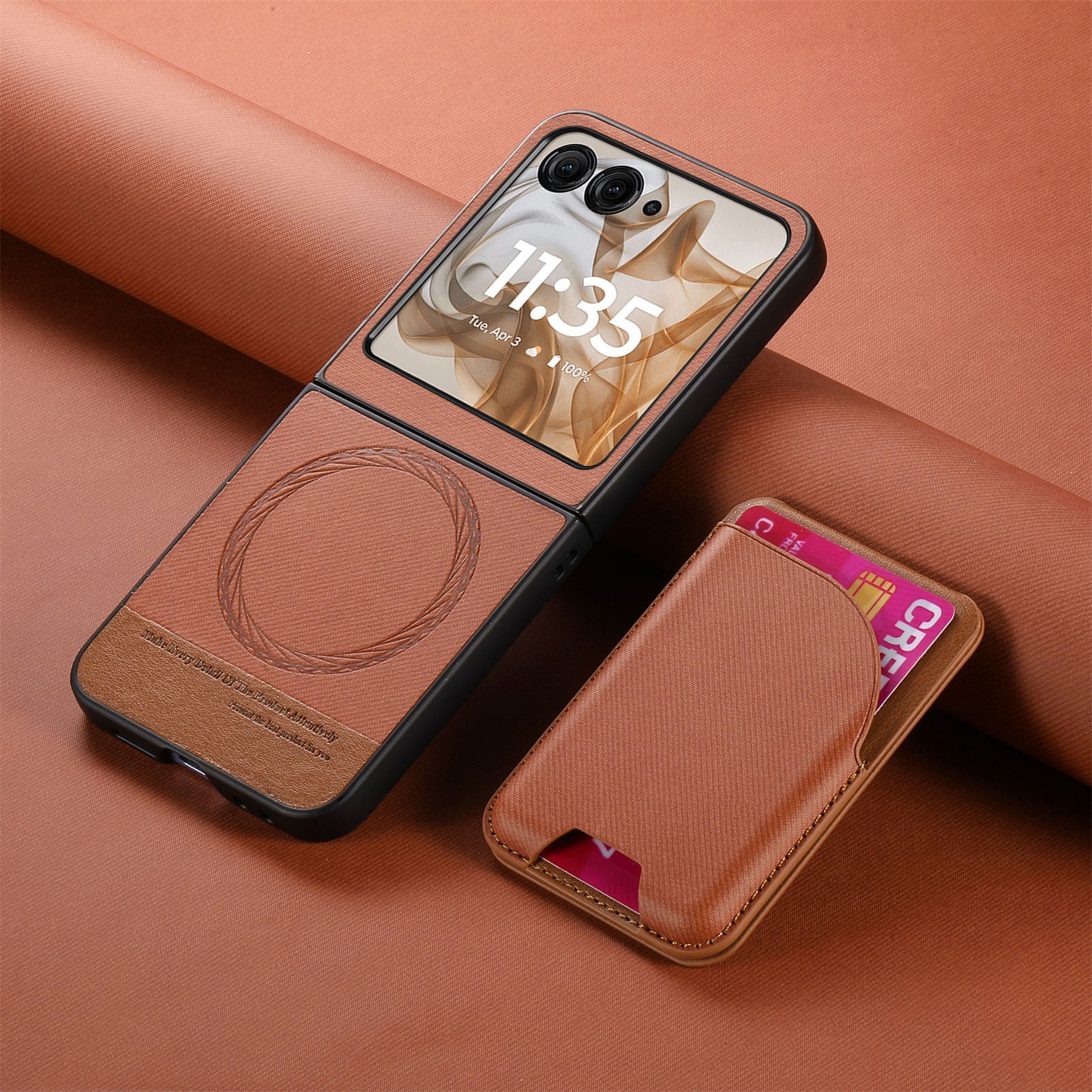 Carbon Fiber Card Holder Case with MagSafe