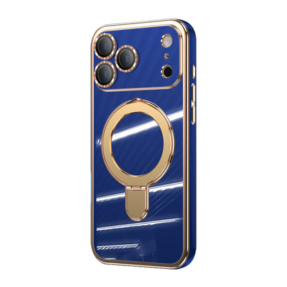 Electroplated Magnetic Ring Case with MagSafe