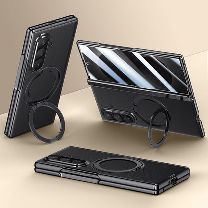 360° Rotating kickstand Leather Case with MagSafe