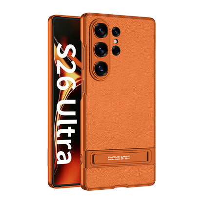 Folding Stand Business Leather Case