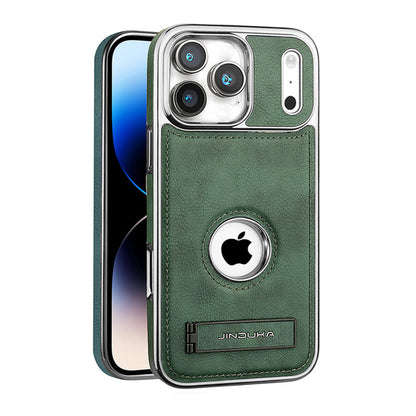 Invisible Bracket Leather Case