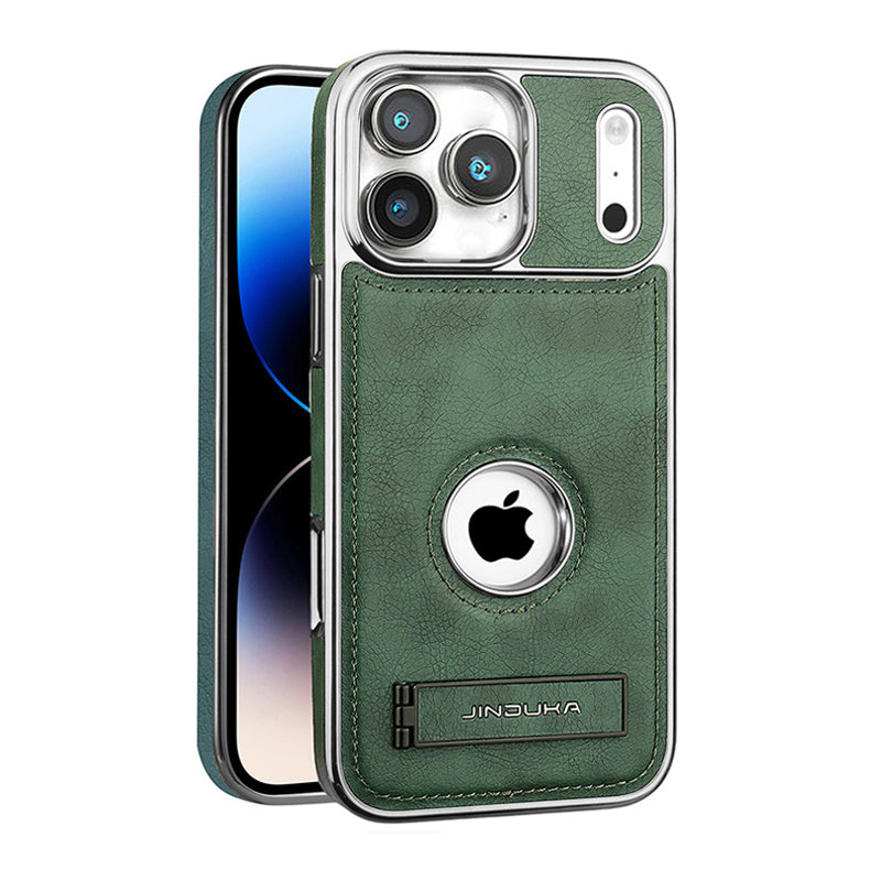 Invisible Bracket Leather Case