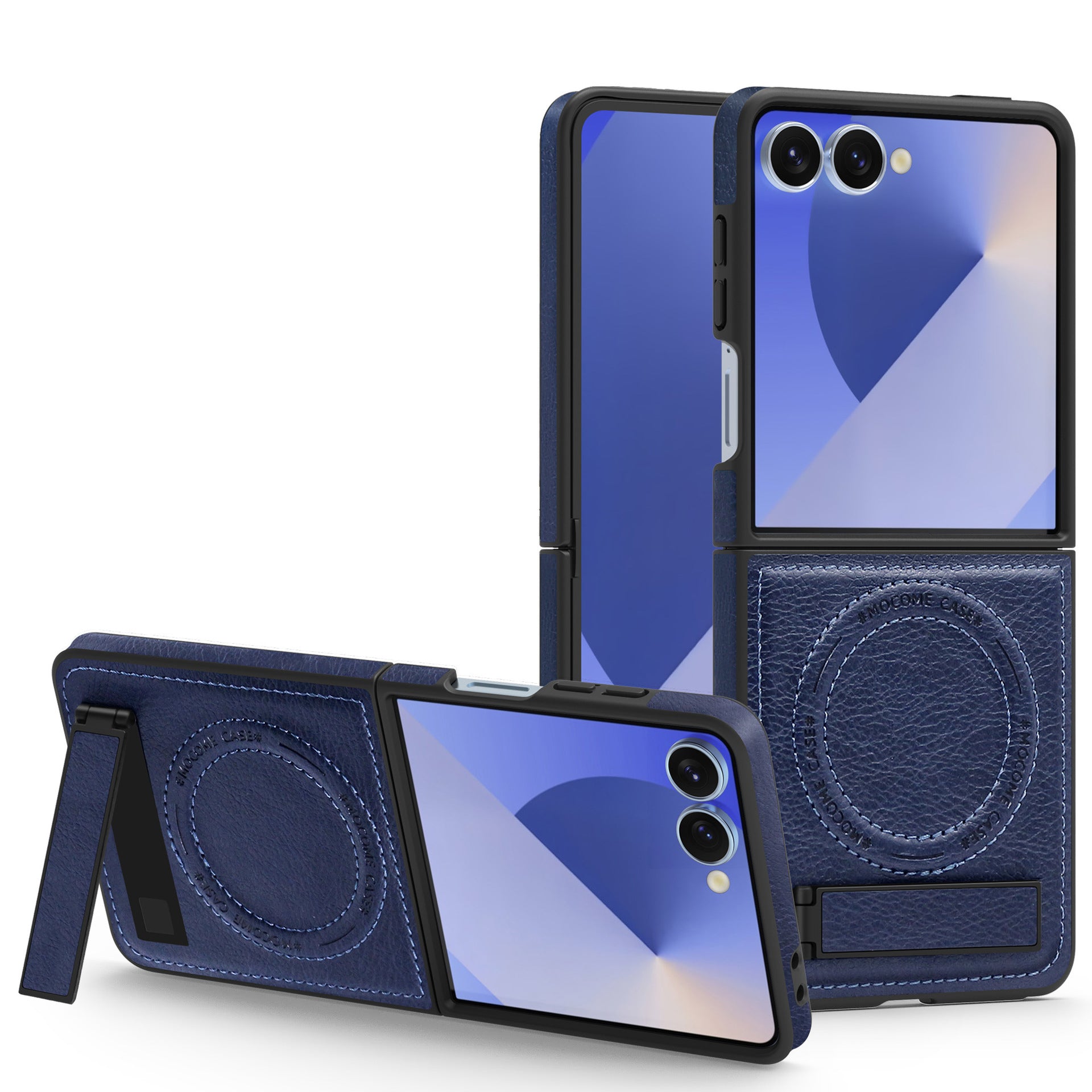 Business kickstand Leather Case with MagSafe