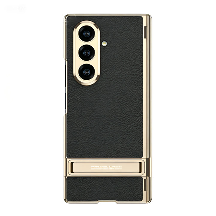 Folding Stand Business Leather Case