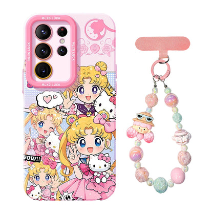 Sailor Moon Liquid Silicone Lanyard Case