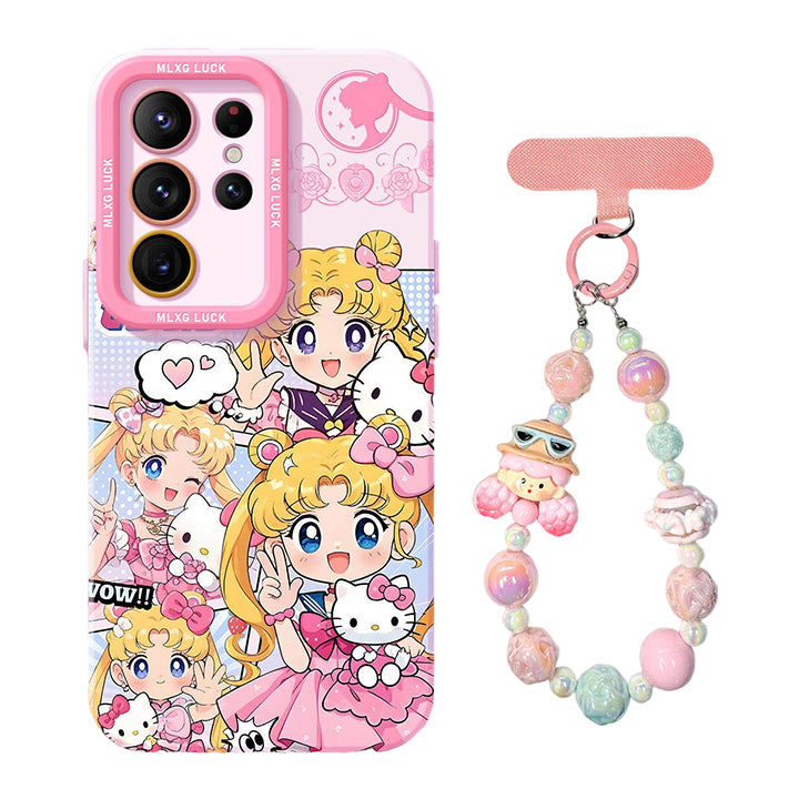 Sailor Moon Liquid Silicone Lanyard Case