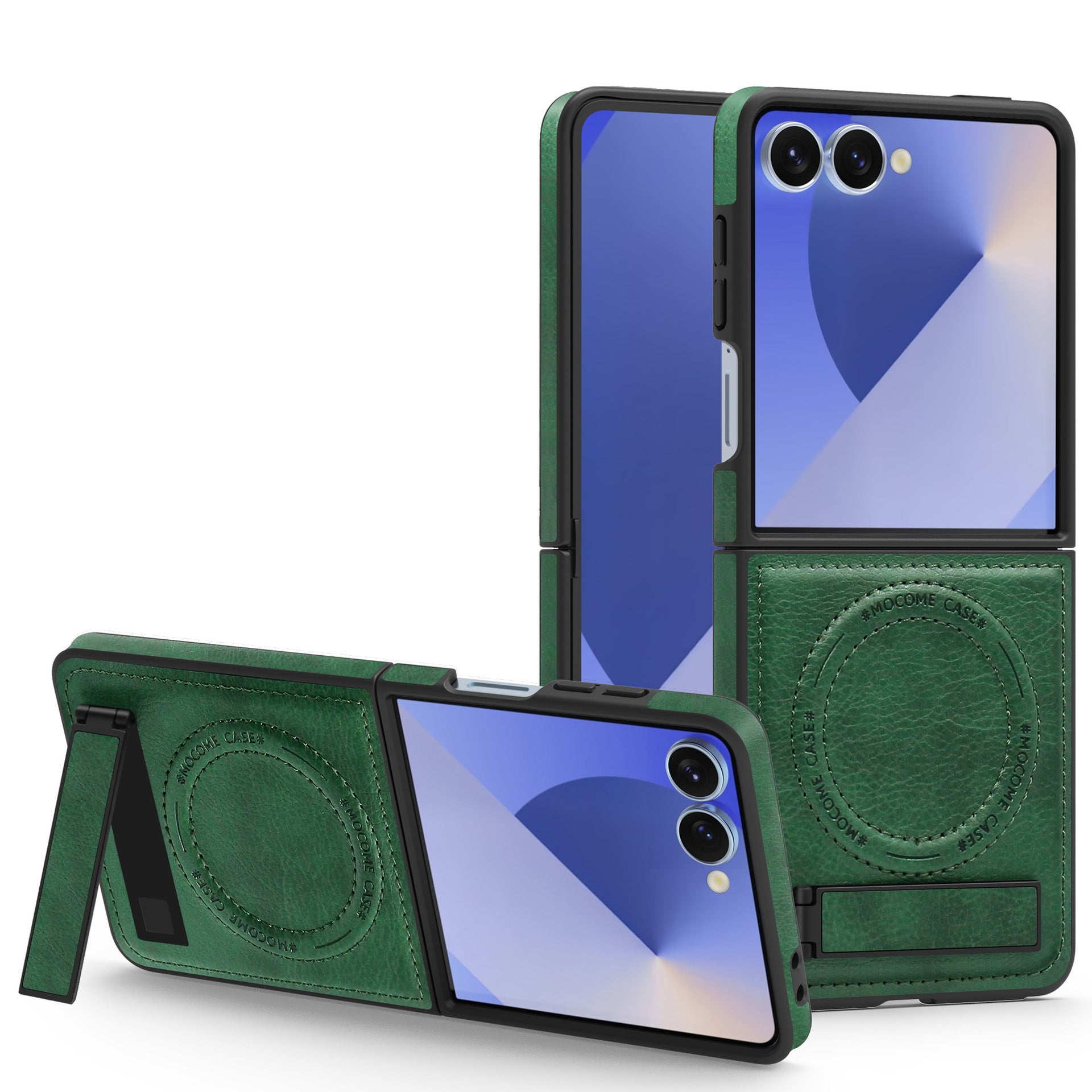 Business kickstand Leather Case with MagSafe