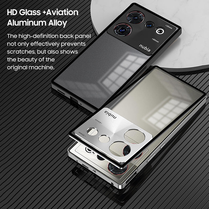 Nubia series | Metal HD Glass Magnetic Phone Case