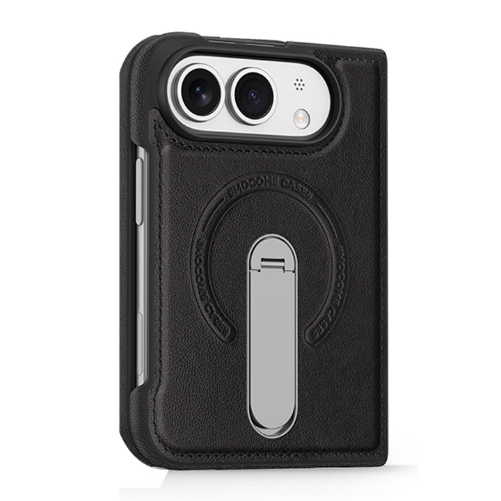Folding Stand Business Leather Case