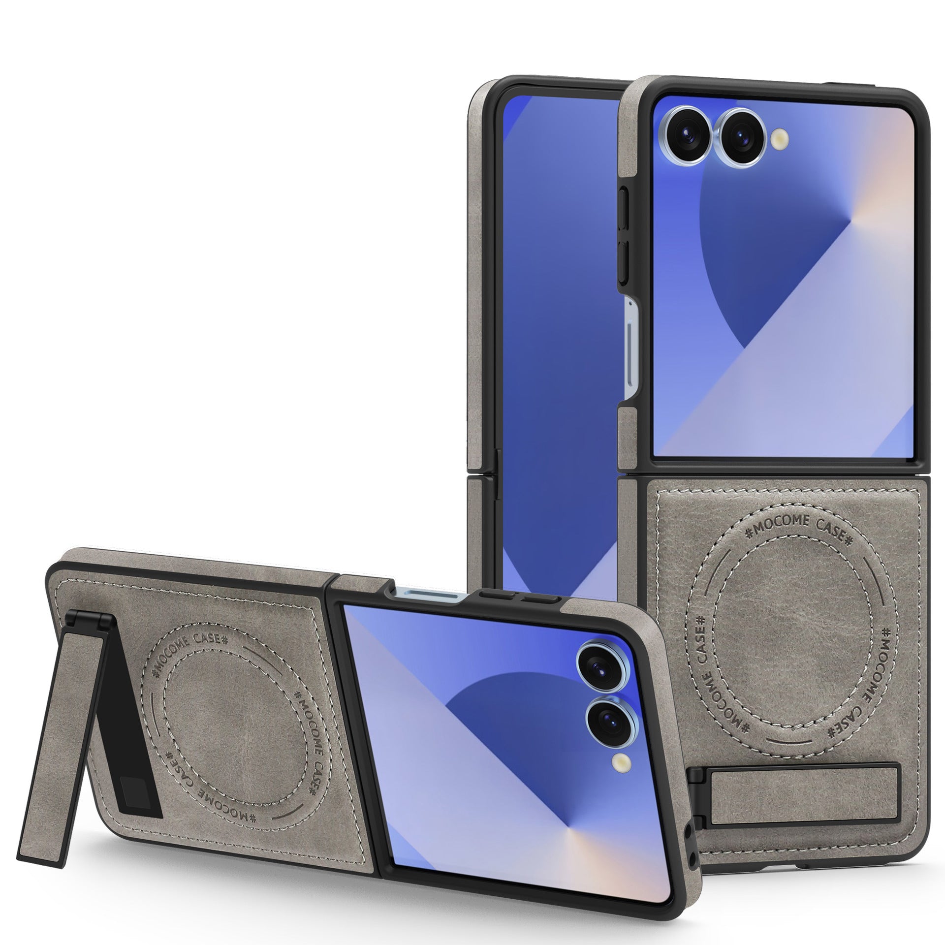 Business kickstand Leather Case with MagSafe