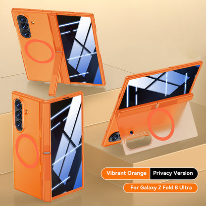 Magnetic Hinge Full Protection Case with Kickstand
