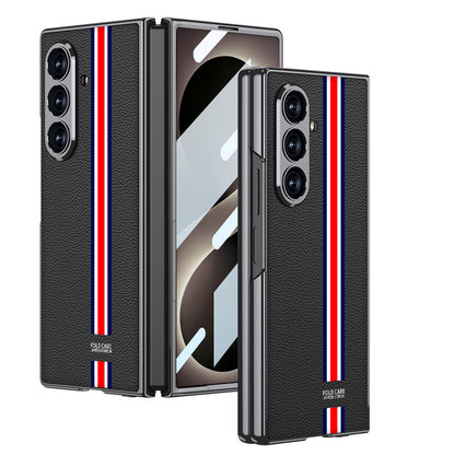 Folding Screen Electroplated Leather Case