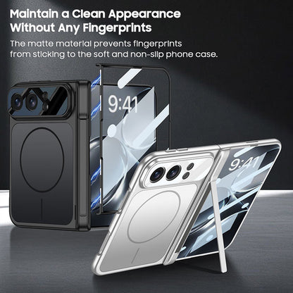 Frosted Ultra-Thin Kickstand Case with MagSafe