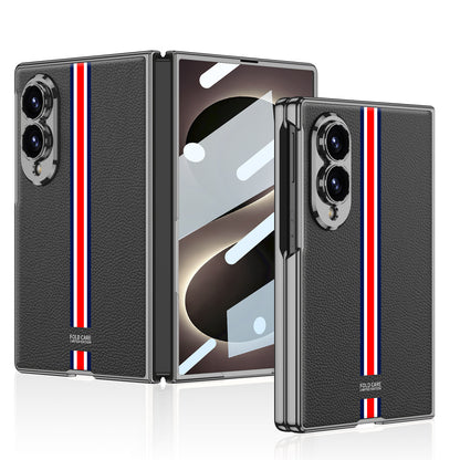 Folding Screen Electroplated Leather Case