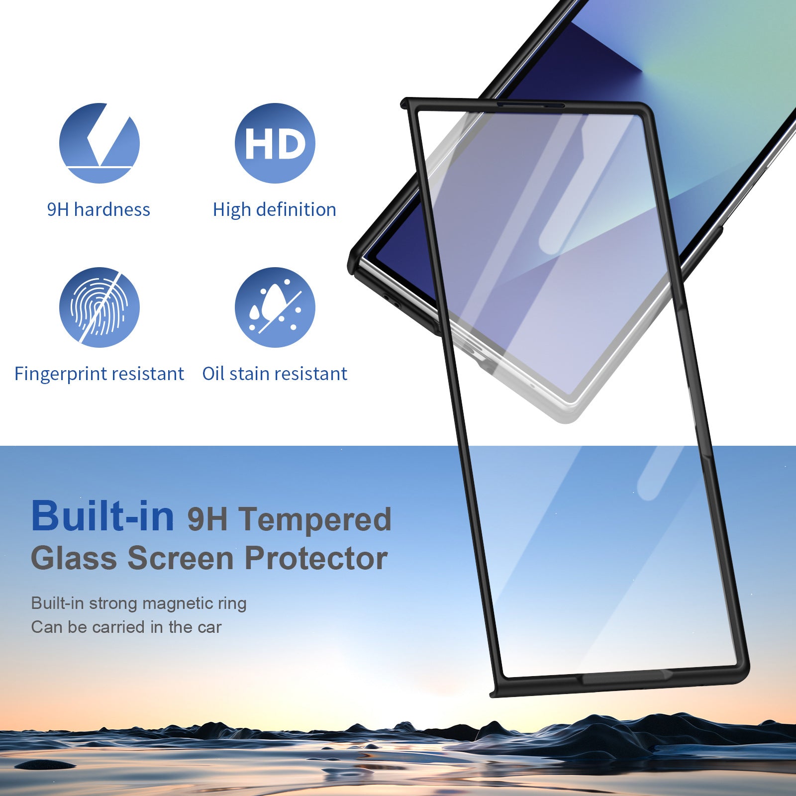 Shell and Film Integrated Frosted Case with MagSafe