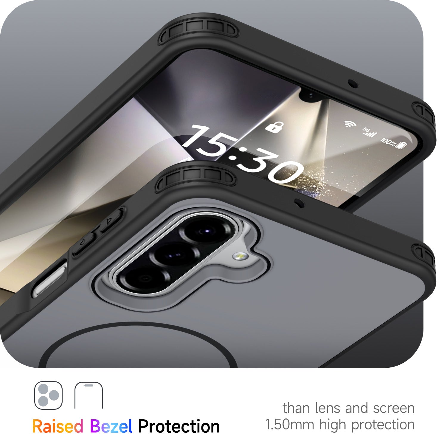 Skin-Friendly Matte Magnet Case