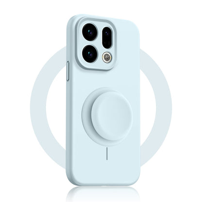 Solid Color Liquid Silicone Case with Kickstand